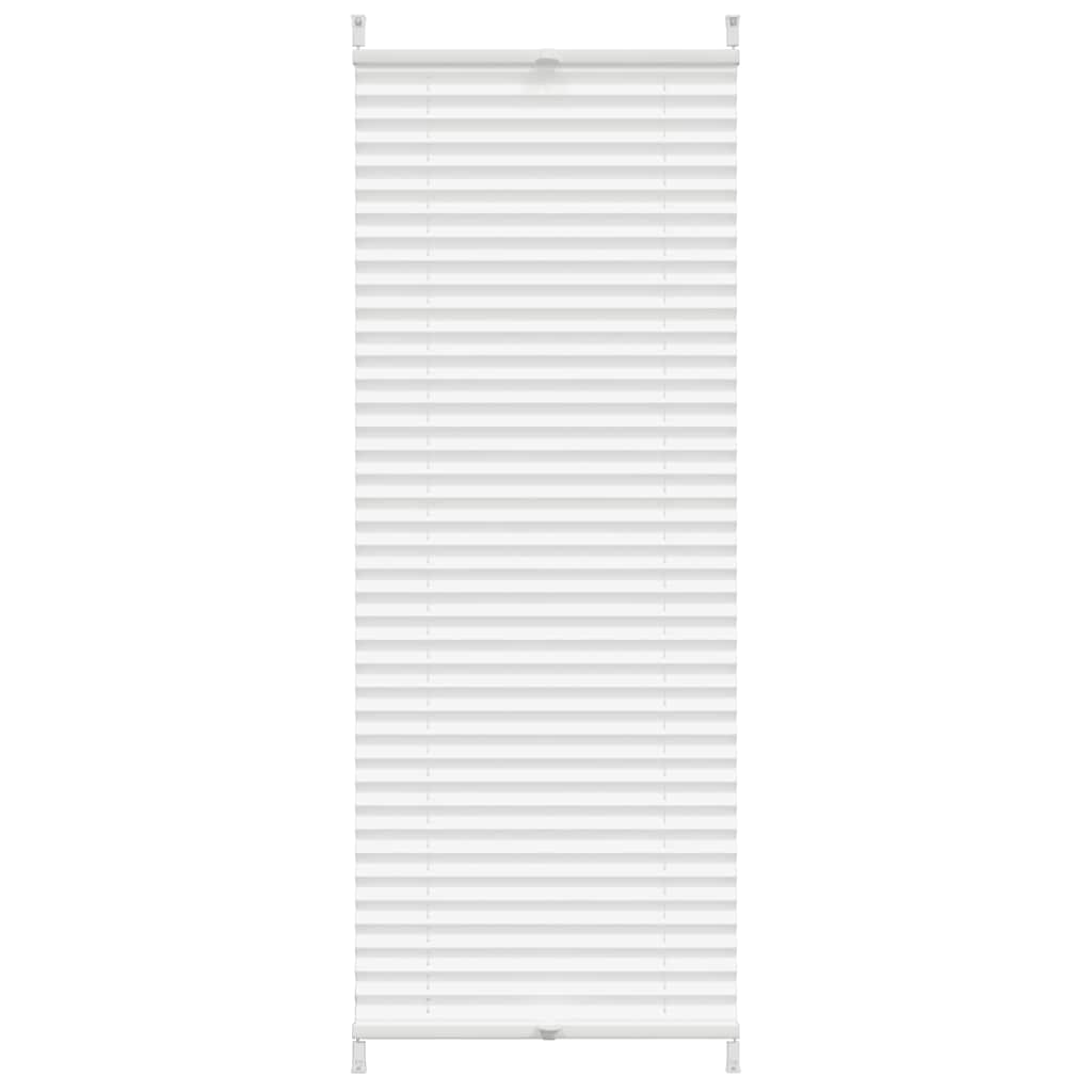 Vidaxl plisséjaloezie 40x125 cm wit