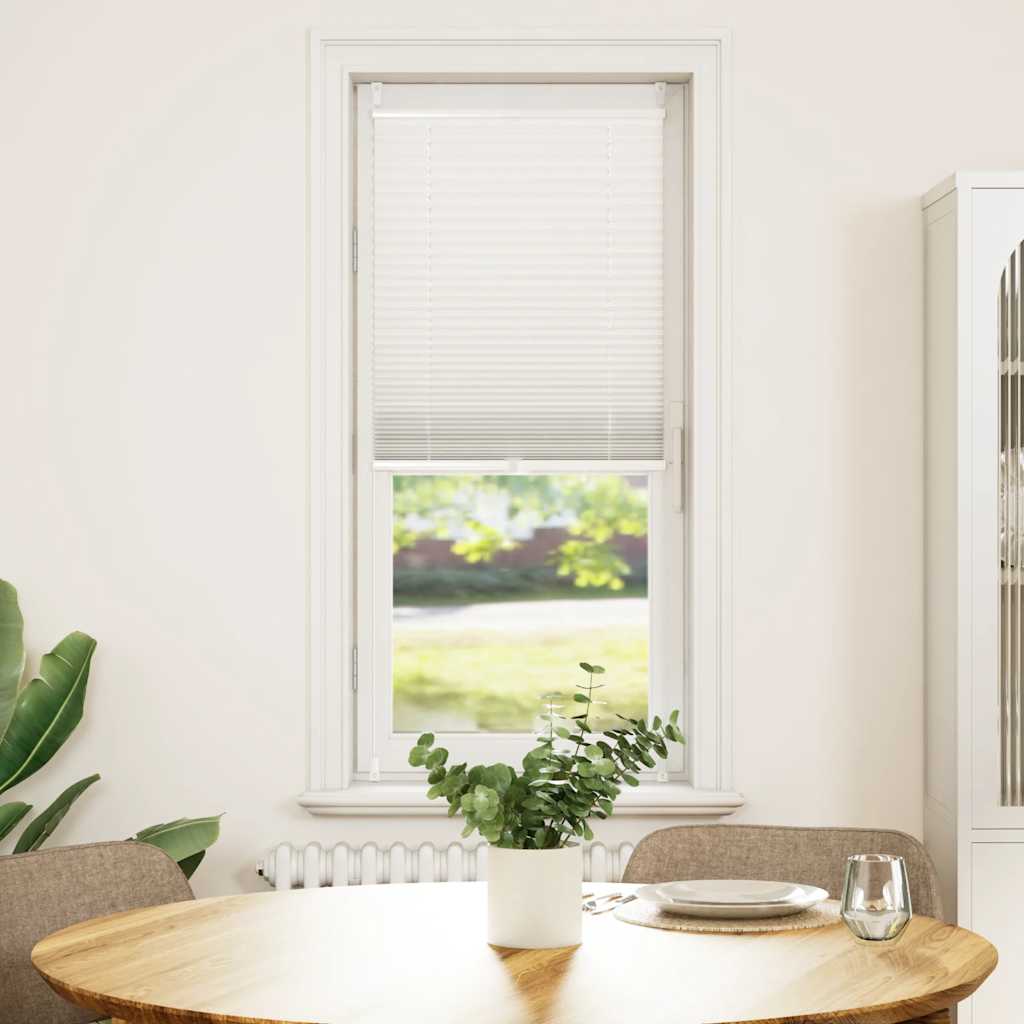 Vidaxl plisséjaloezie 50x150 cm wit