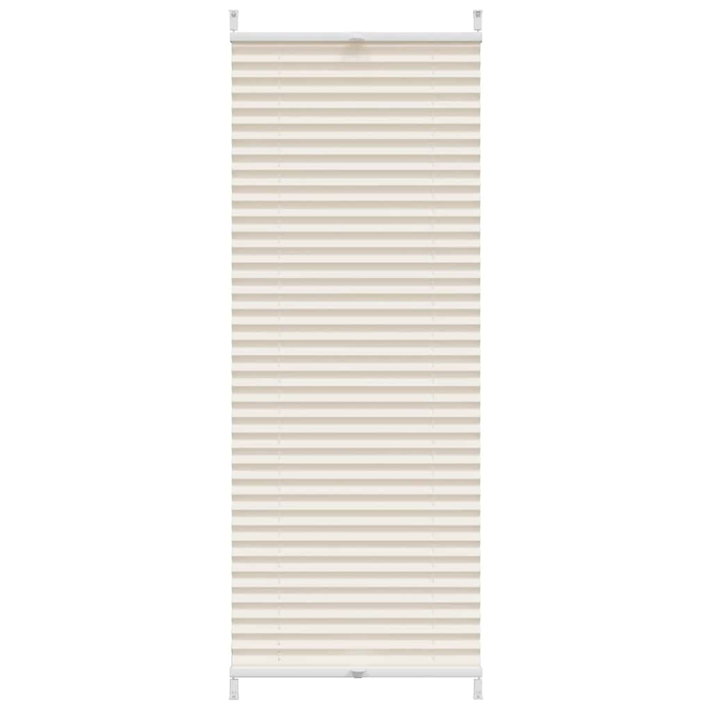 Vidaxl plisséjaloezie 50x100cm crème