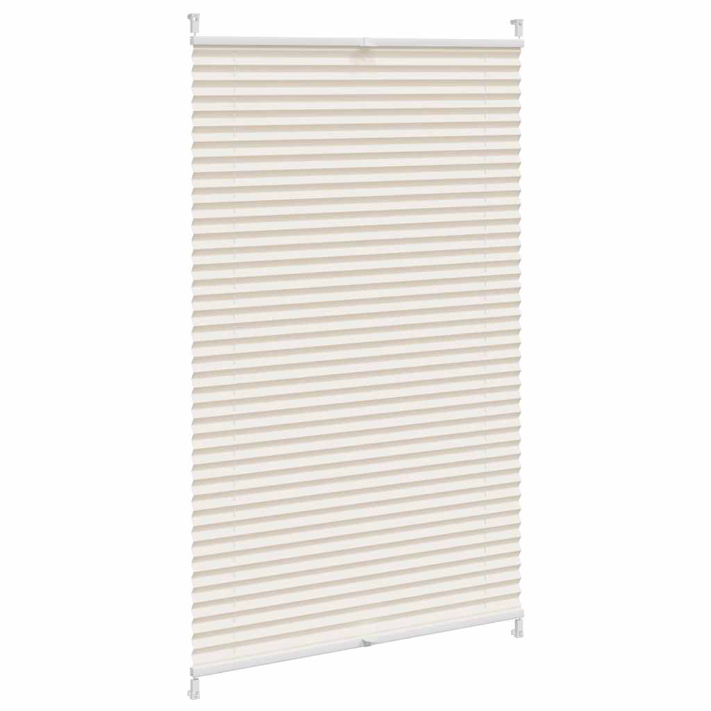 Vidaxl plissé rolgordijn 70x150cm crème