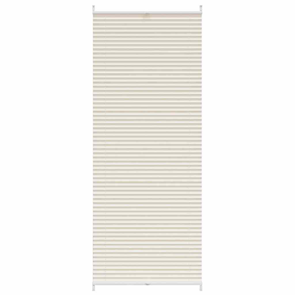 Vidaxl plissé rolgordijn 70x200cm crème