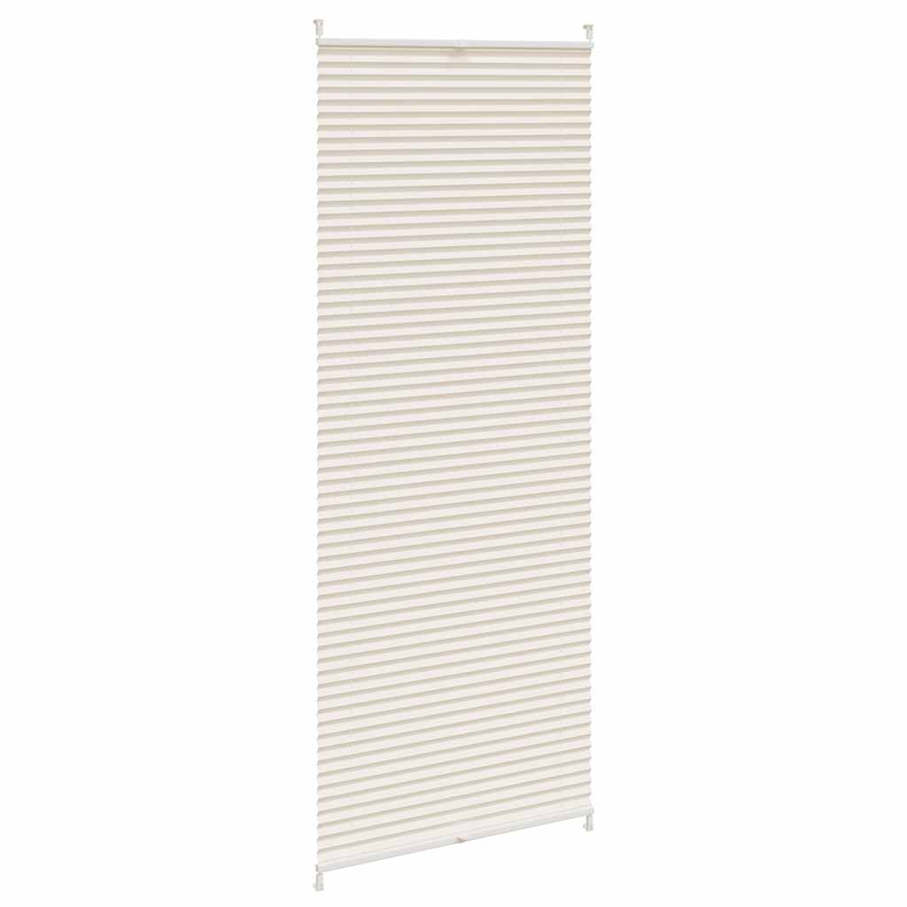 Vidaxl plissé rolgordijn 70x200cm crème