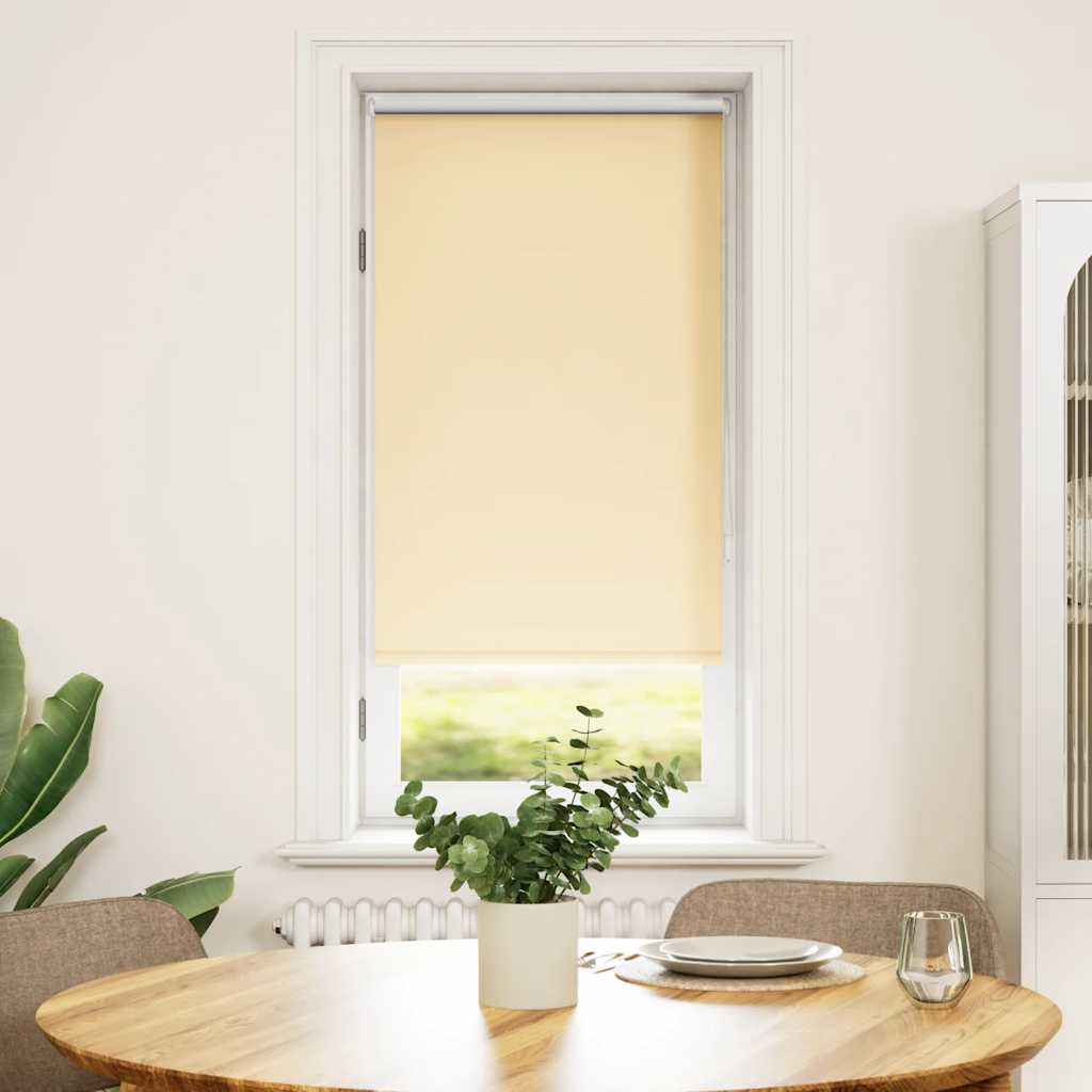 Vidaxl rolgordijn verduisterend 64,4 x 120 cm stofbreedte 60 cm beige