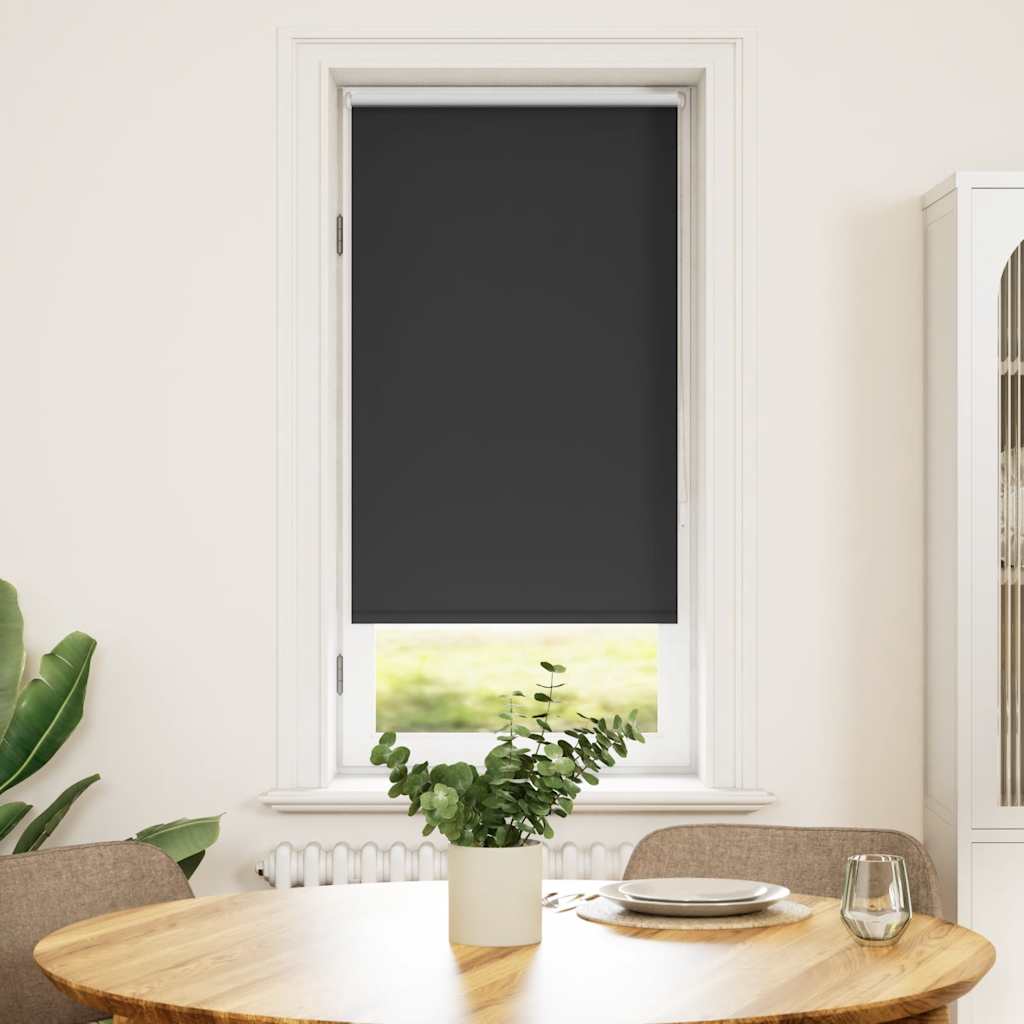 Vidaxl rolgordijn verduisterend 64,4 x 120 cm stofbreedte 60 cm zwart