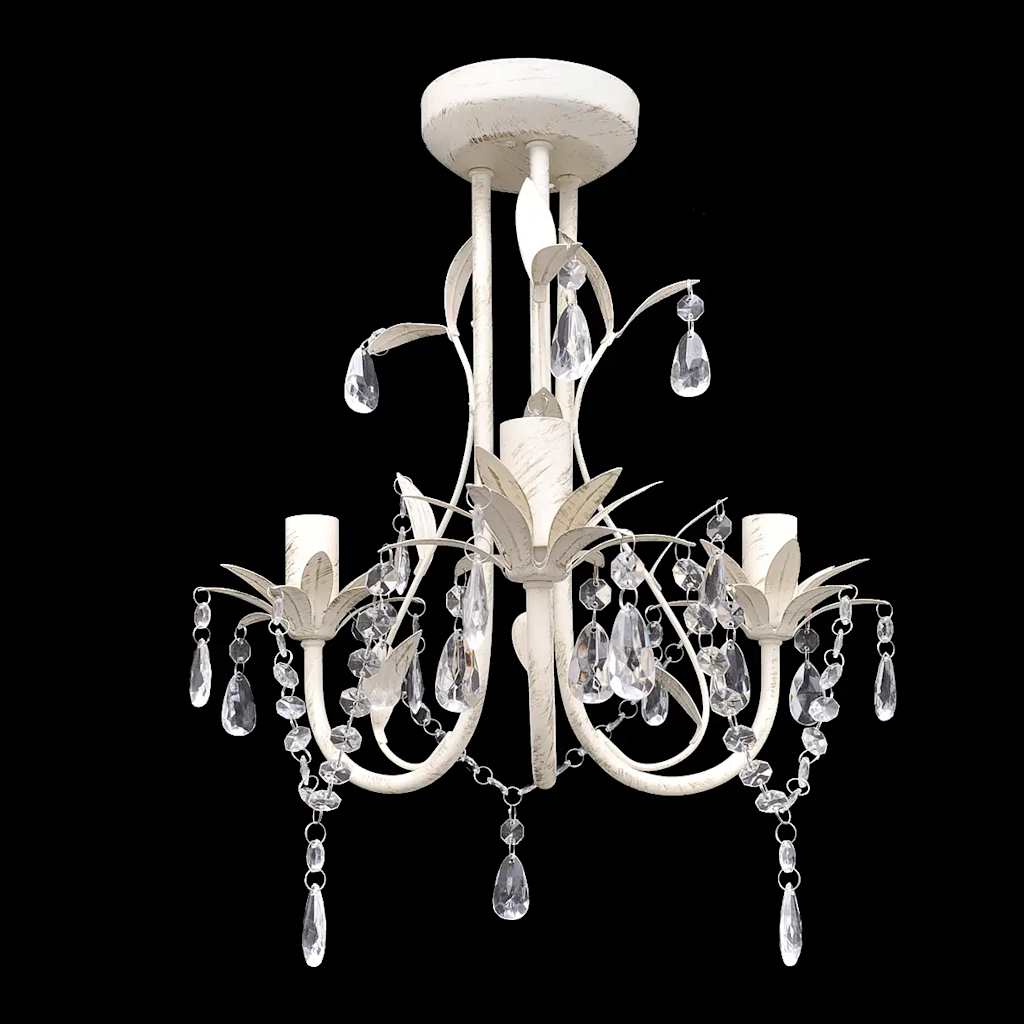 Vidaxl kristallen kroonluchter met elegant design (3 lampen)