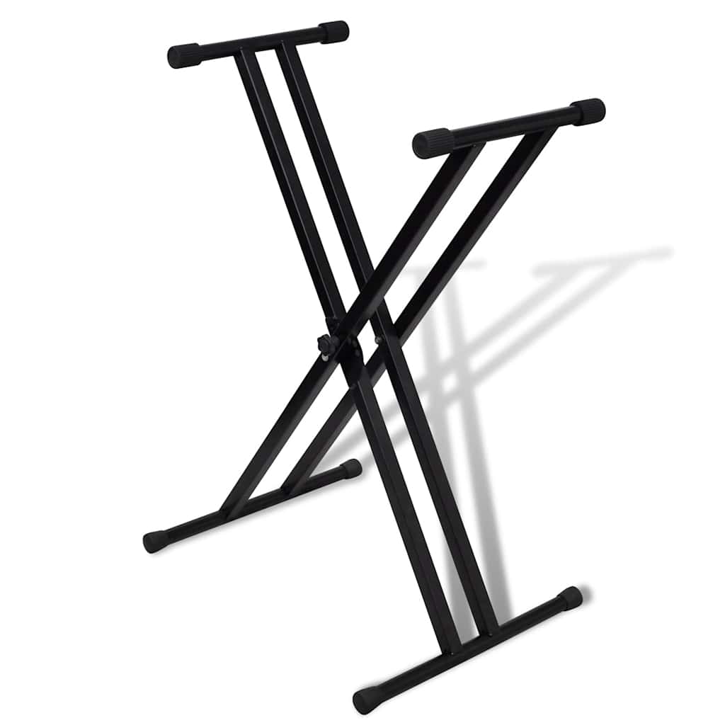 Vidaxl verstelbaar toetsenbordstandaard dubbel x-frame