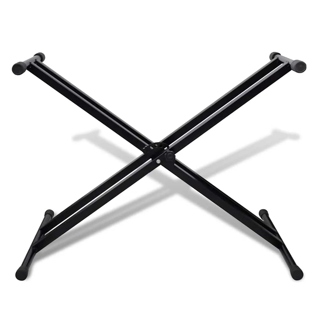 Vidaxl verstelbaar toetsenbordstandaard dubbel x-frame