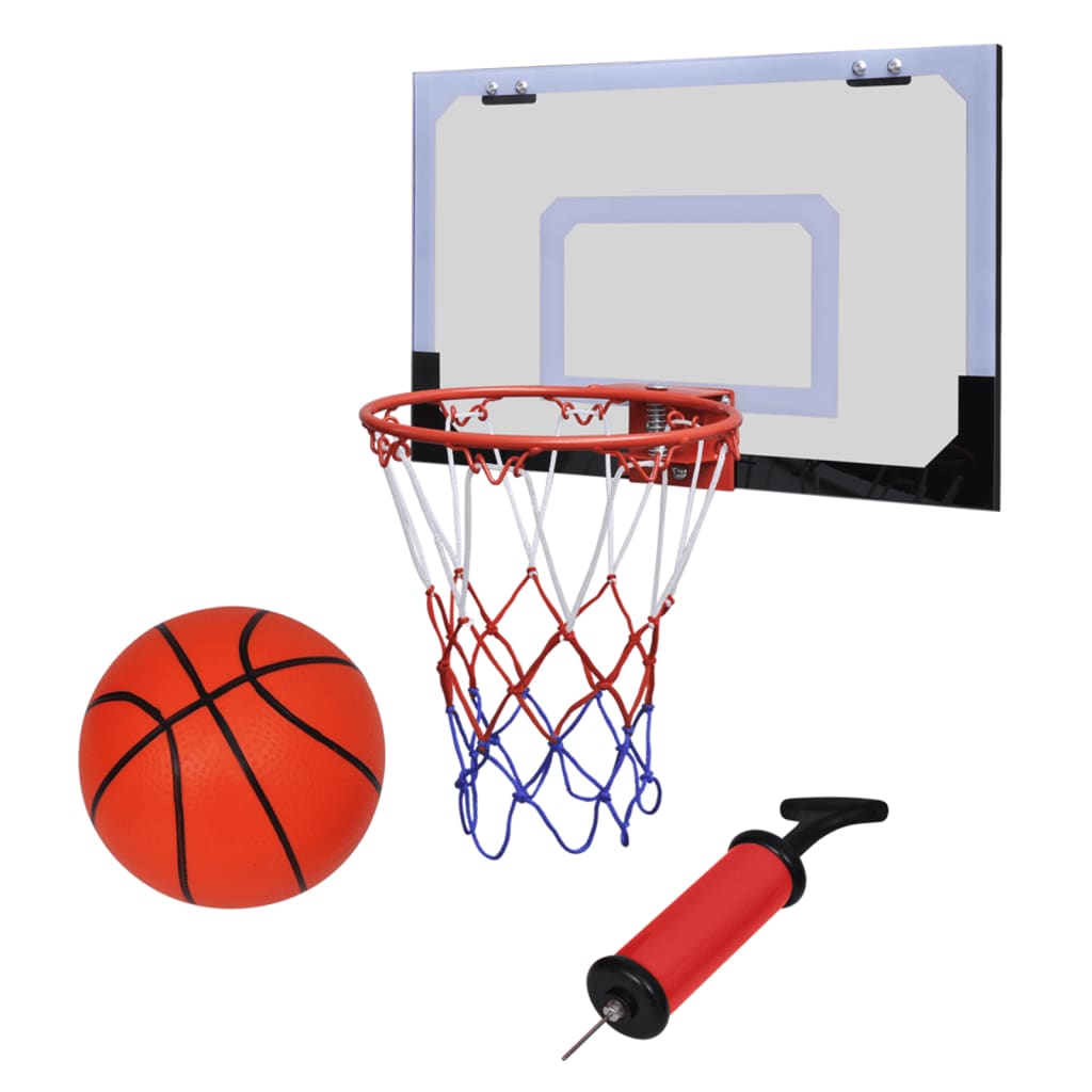 Vidaxl mini-basketbalset met bal en pracht