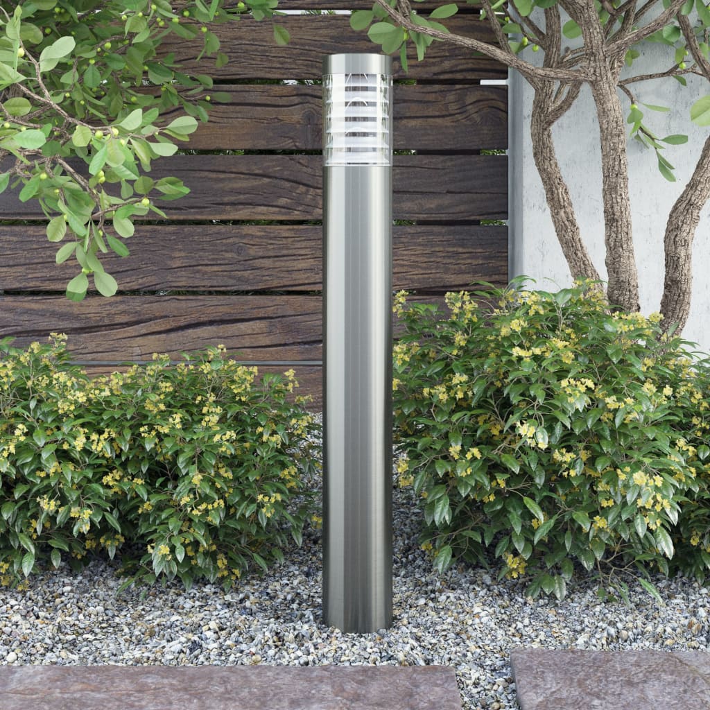 Vidaxl cilindervormige RVS led tuinlamp
