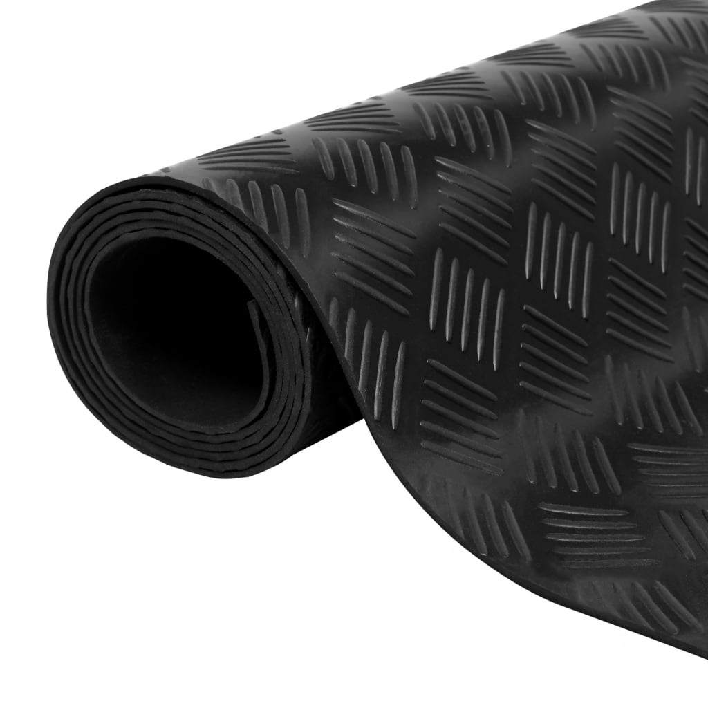 Vidaxl rubberen antislip vloermat 2x1m traanplaat