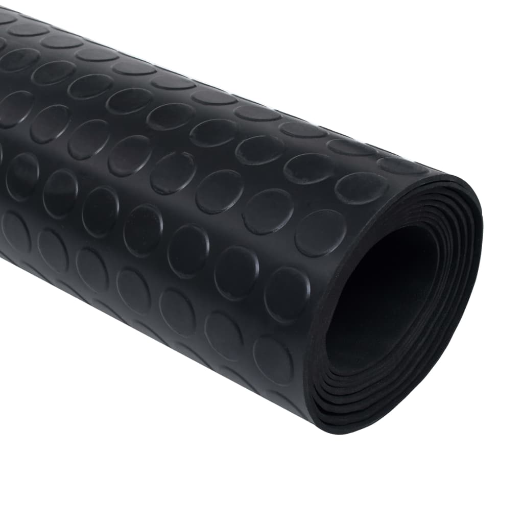 Vidaxl rubberen antislip vloermat 5x1m stippen