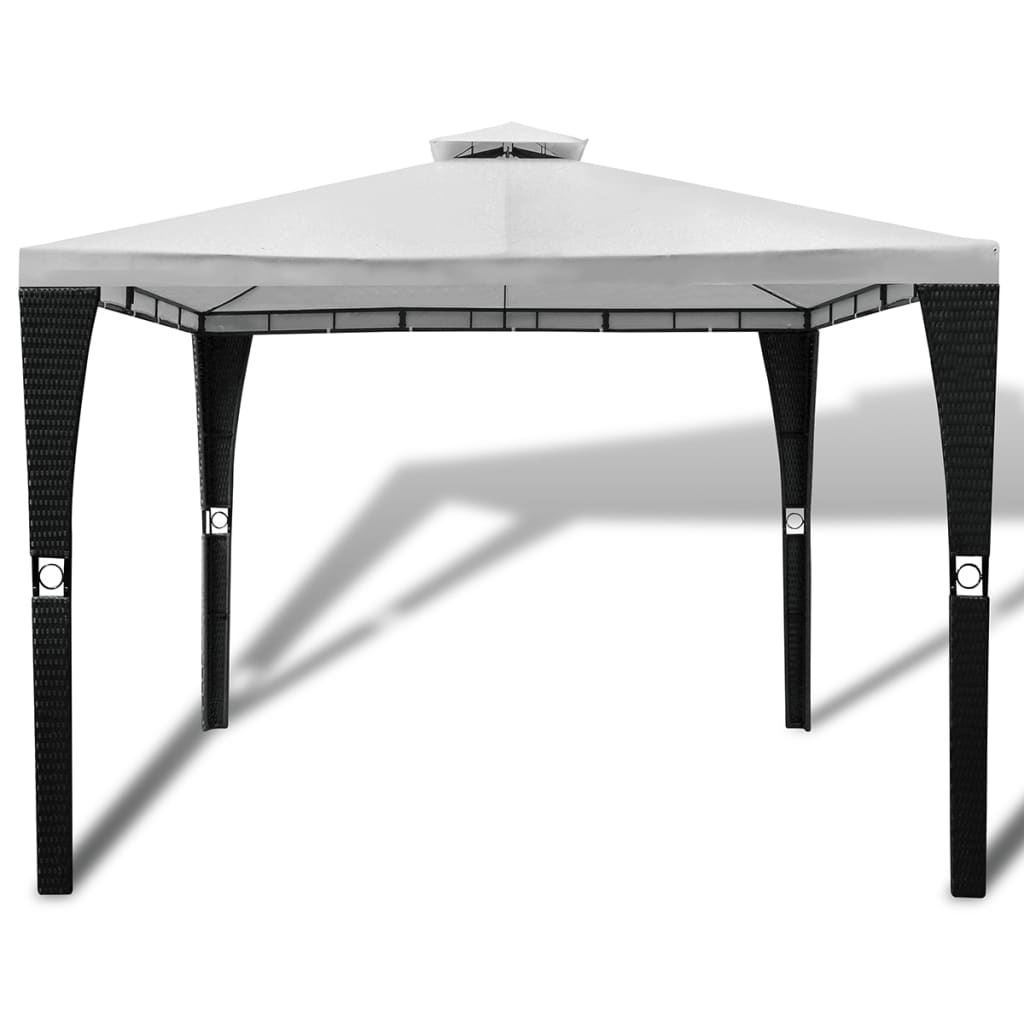 VidaXL Prieel met dak 3x3m crèmewit