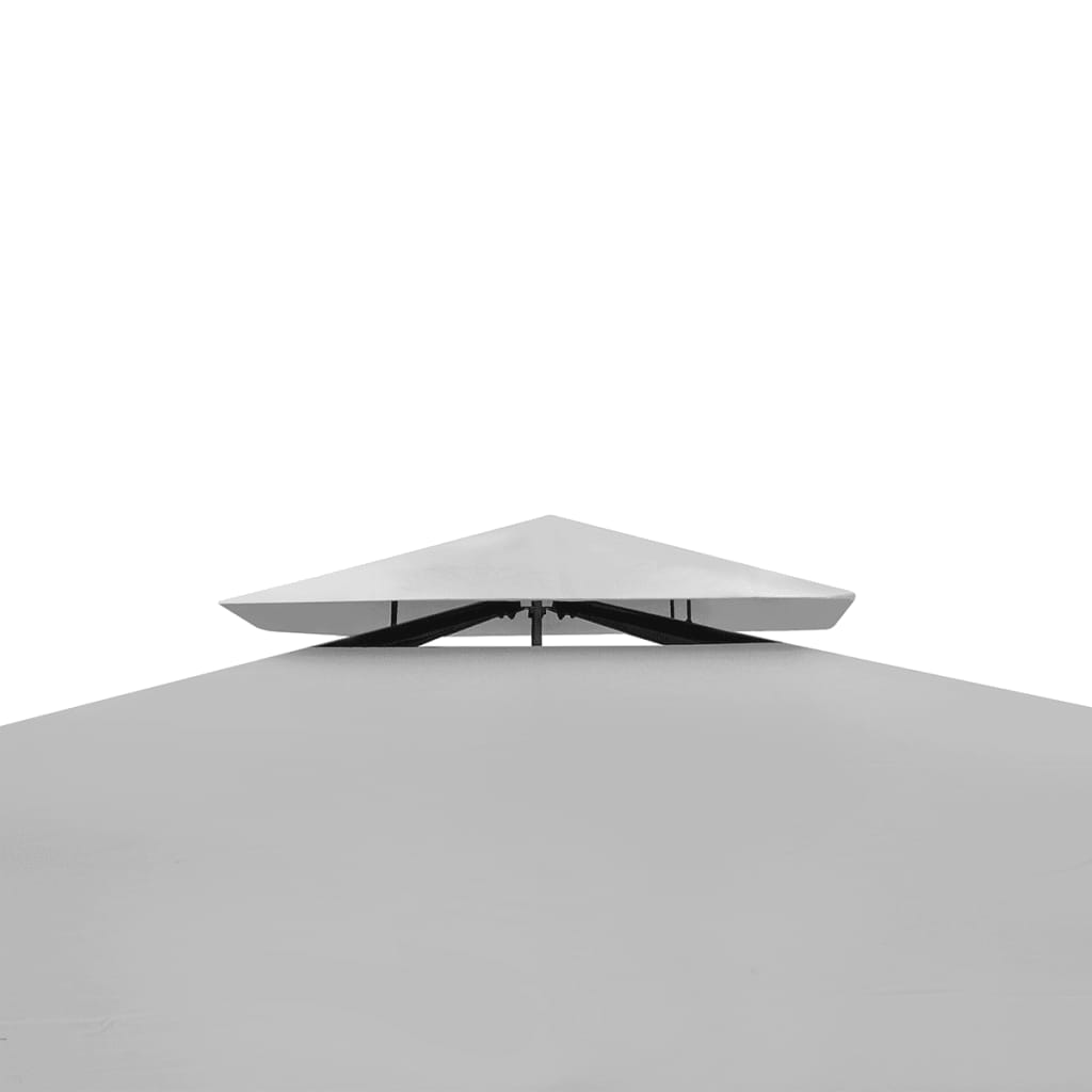 VidaXL Prieel met dak 3x3m crèmewit