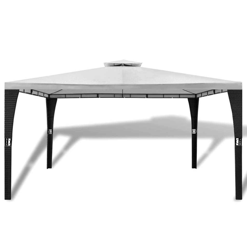VidaXL Prieel met dak 3x4m crèmewit