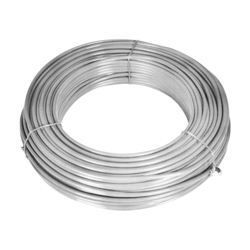VidaXL Gaashek met palen 25x1,25m gegalvaniseerd staal