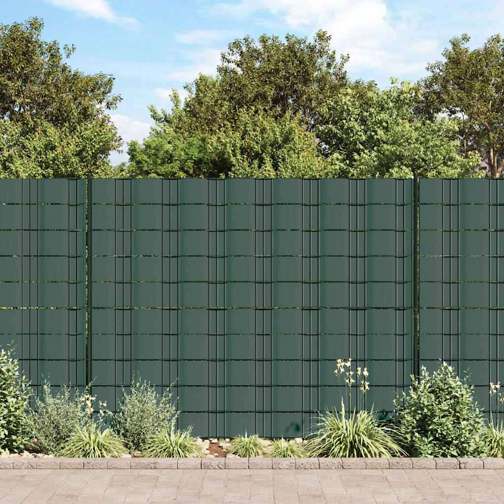 Vidaxl tuinscherm 70x0,19m pvc groen