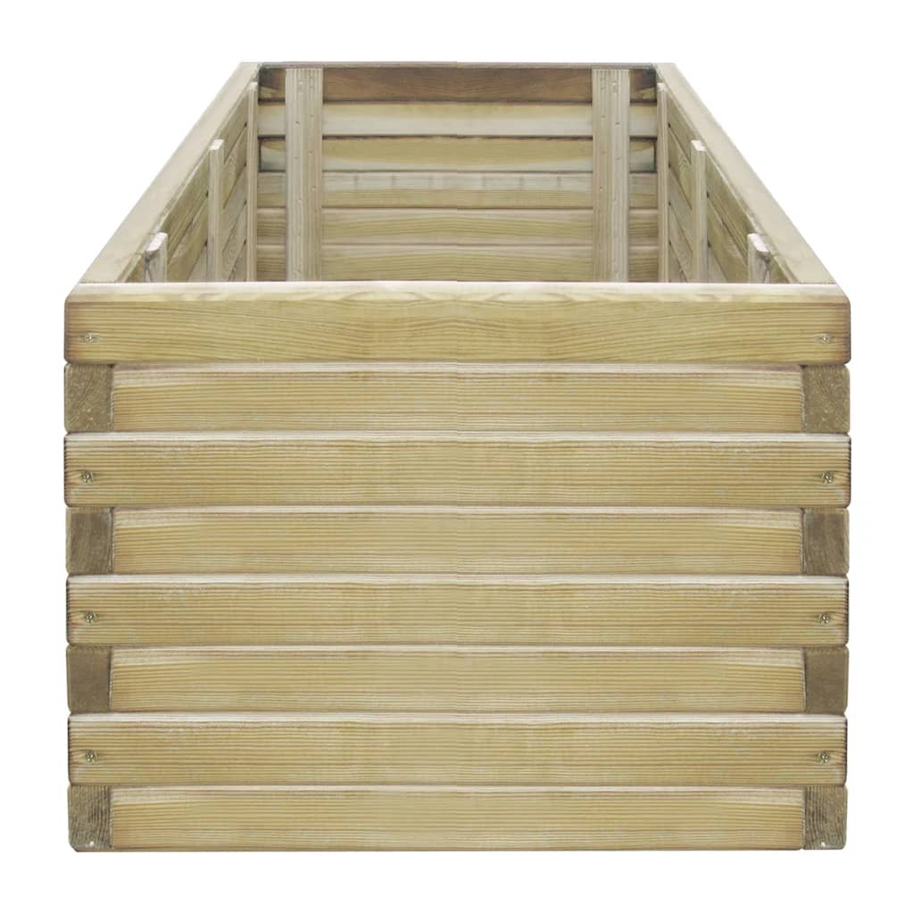 VidaXL Plantenbak rechthoekig rechthoekig 100x50x40 cm hout