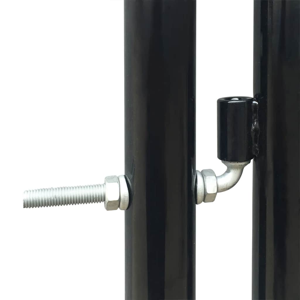 Vidaxl zwarte enkele deur 100x175 cm