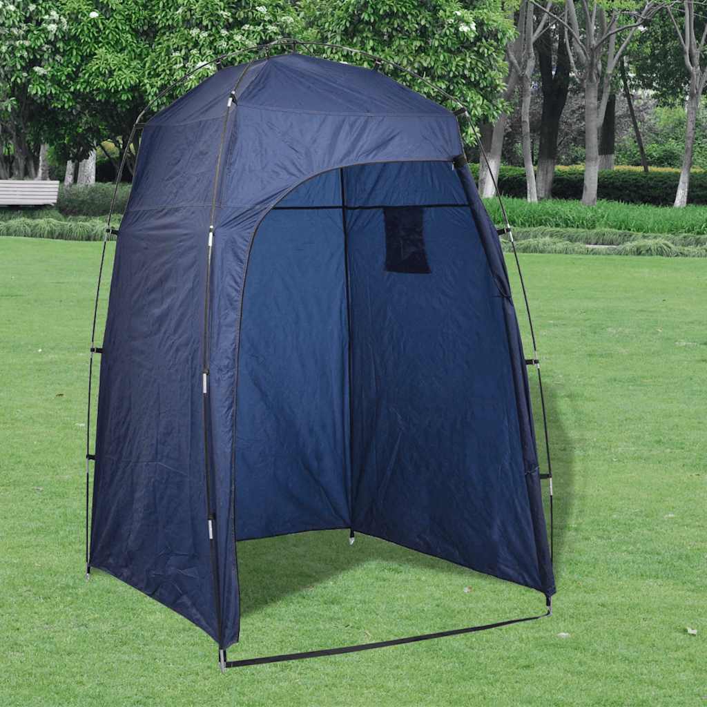 Vidaxl douche-wc-omkleedtent blauw