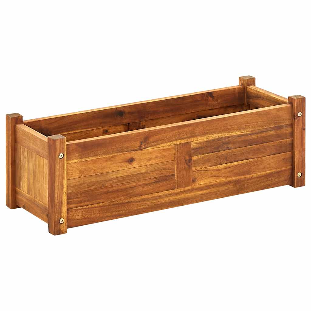 Vidaxl plantenbak 76x27,6x25 cm acaciahout