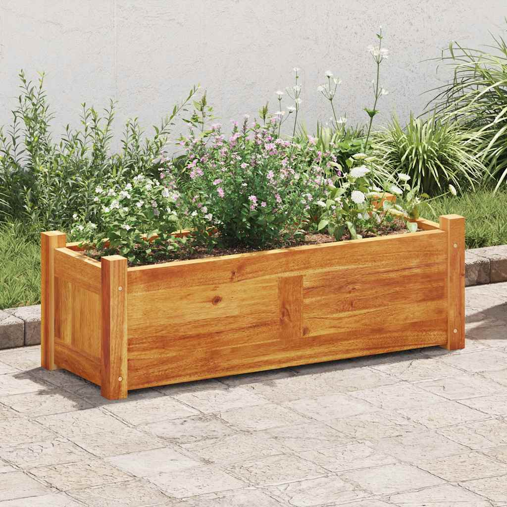 Vidaxl plantenbak 76x27,6x25 cm acaciahout