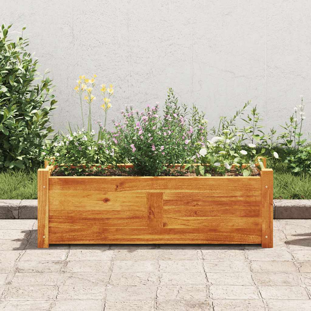 Vidaxl plantenbak 76x27,6x25 cm acaciahout