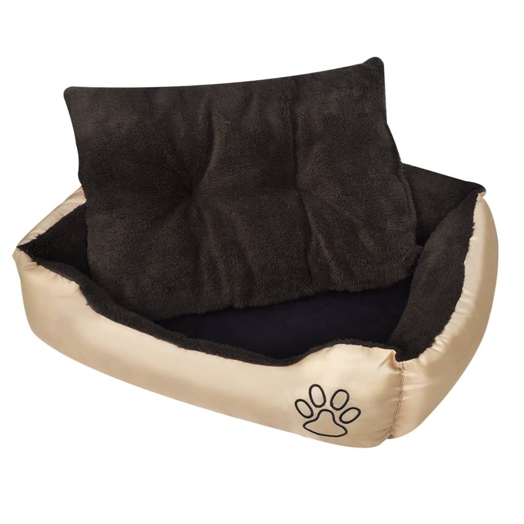 Vidaxl hondenmand bruin en beige xxl