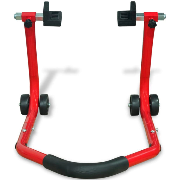 Vidaxl motorfiets achterwiel paddock standaard rood
