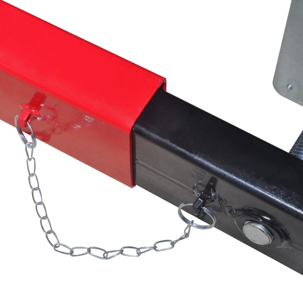 Vidaxl dwarsbalkadapter 2 ton rood
