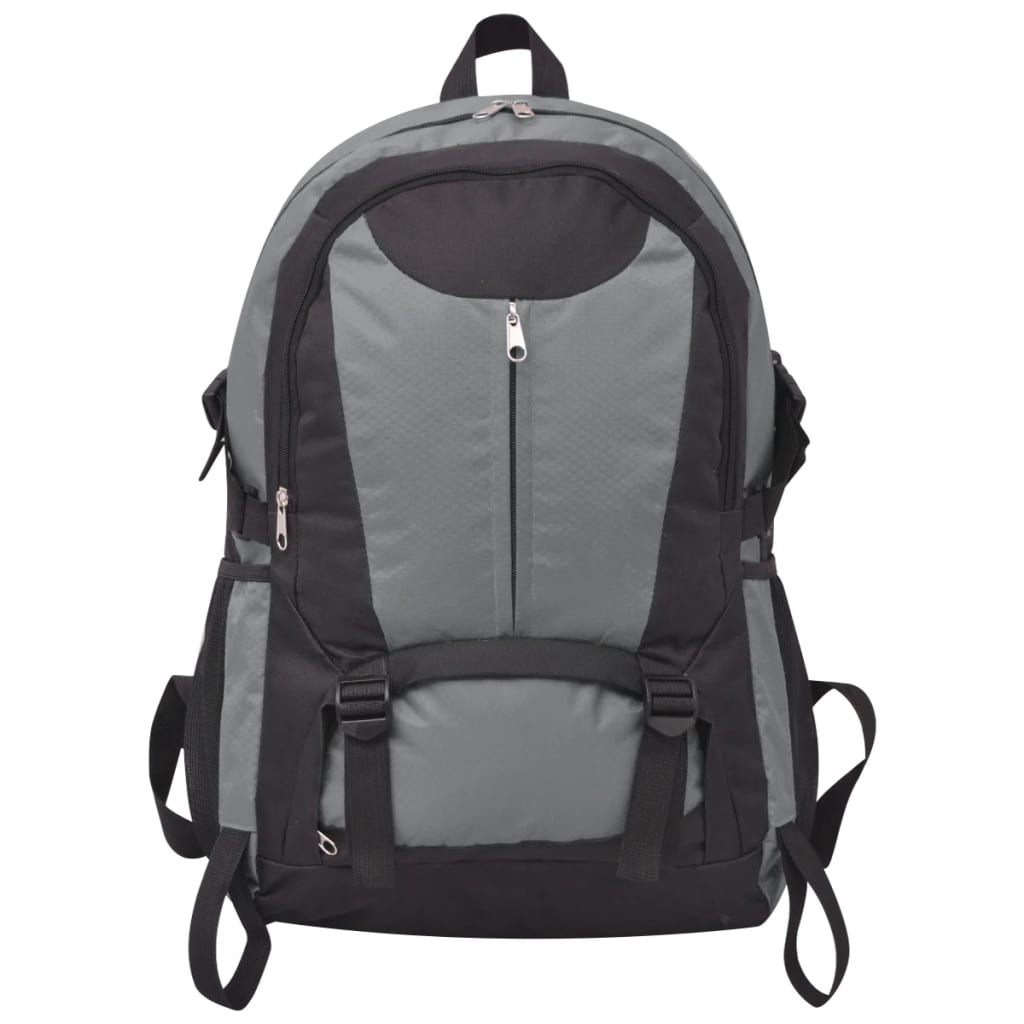 Vidaxl wandelrugzak 40 l zwart en grijs