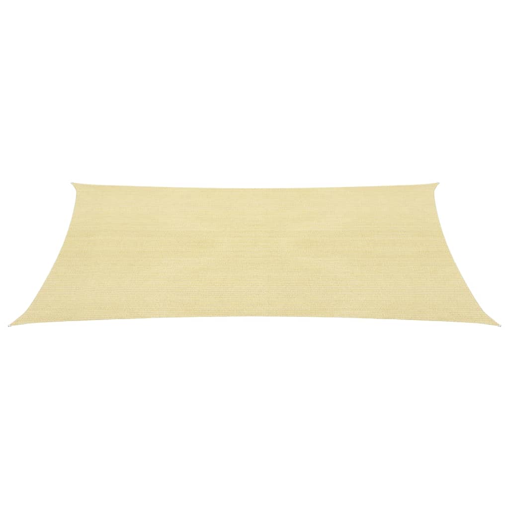 VidaXL Zonnescherm HDPE rechthoekig 2x4m beige