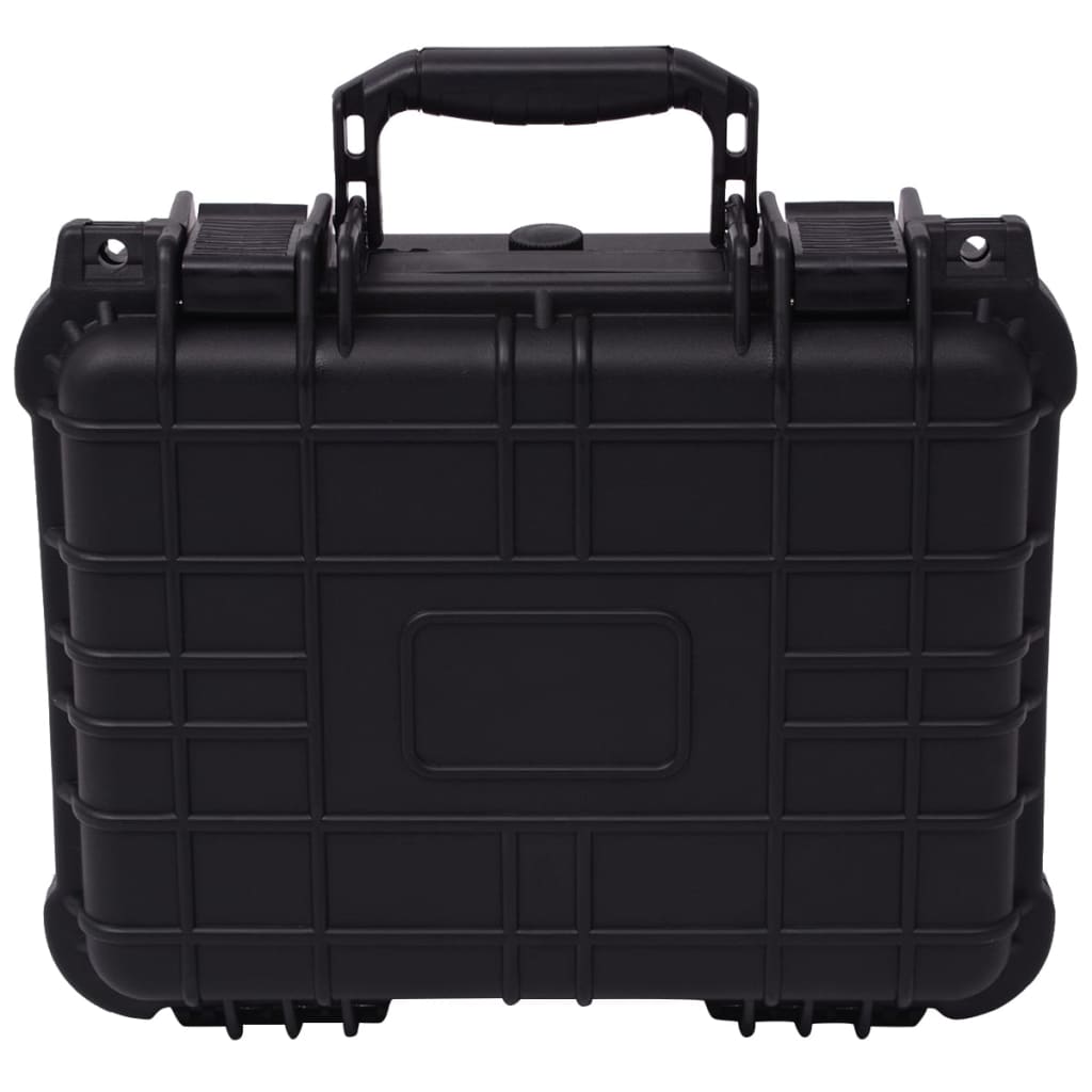 Vidaxl droge materiaalkoffer 35x29,5x15 cm zwart