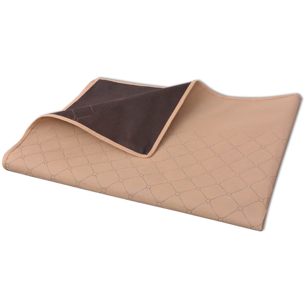 VidaXL Picknickkleed 100x150 cm beige en bruin