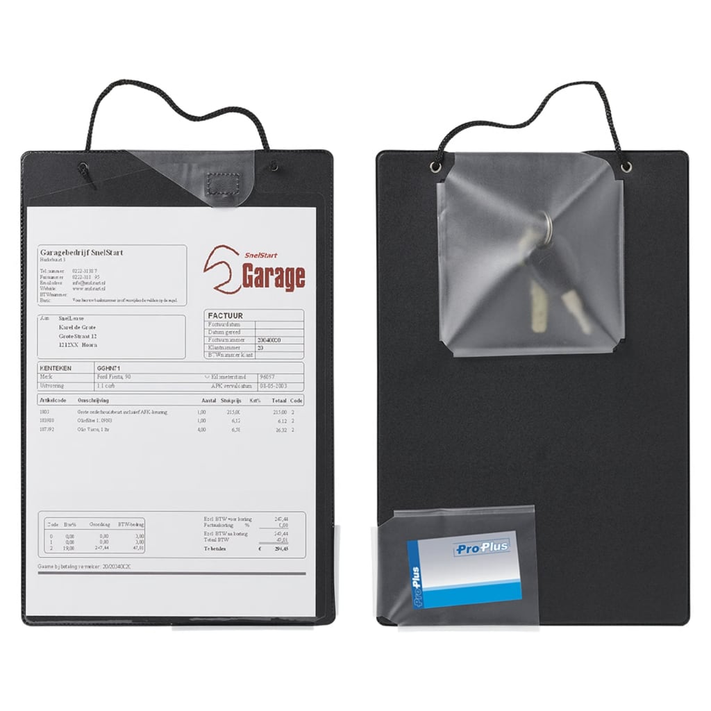 Proplus werkorderkaart a4 zwart 580040