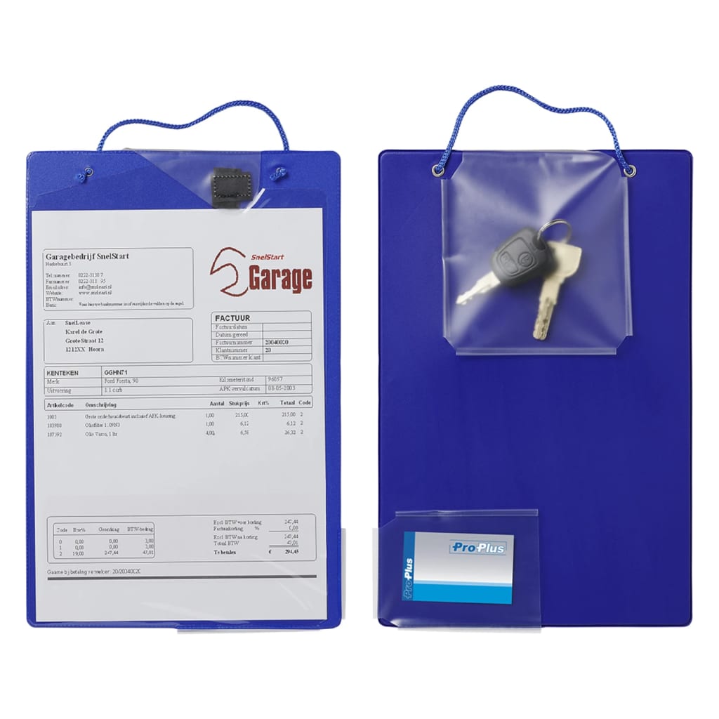 Proplus werkorderkaart a4 (paars) 580042