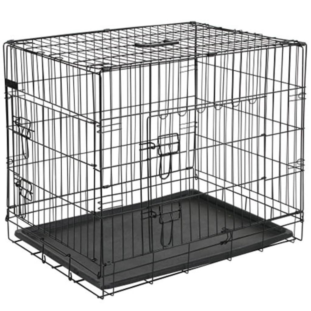 @pet hondenbench 92,5x57,5x64 cm metaal zwart 15003
