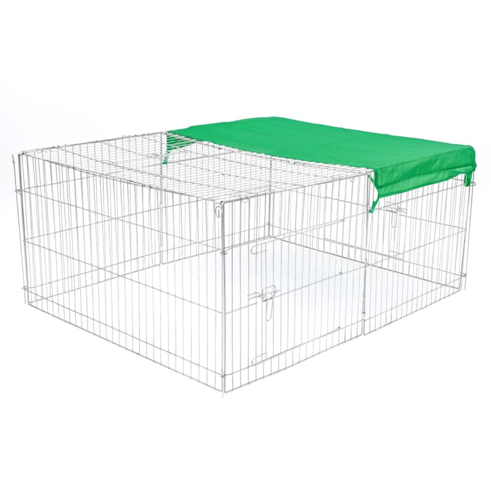 @pet huisdierenren voor buiten kasteel 144x112x60 cm metaal