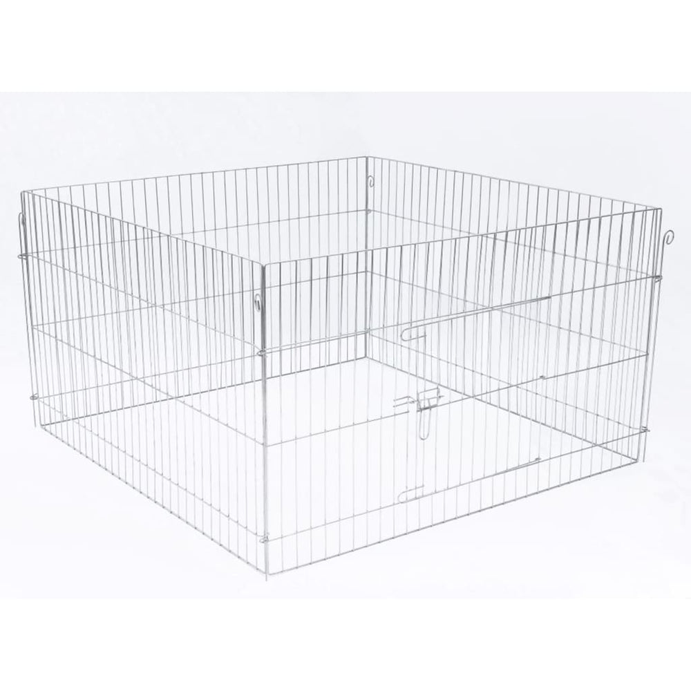 @pet huisdierenren voor buiten compleet 116x116x65 cm metaal