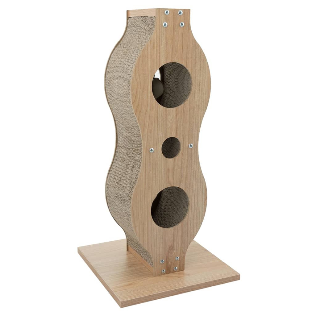 @pet kattenkrabtoren empire 30x30x61,5 cm bruin