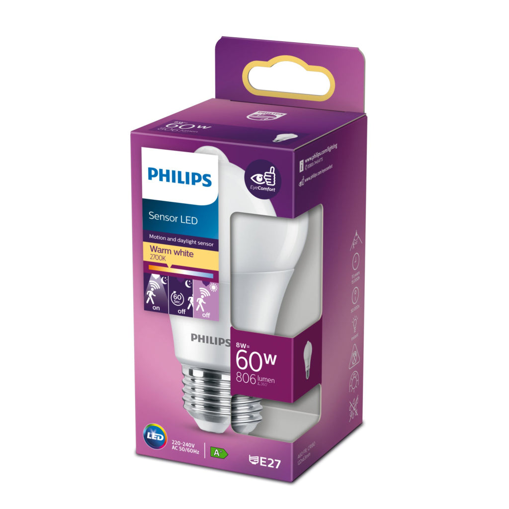 Philips led sensor vr nd 60w e27