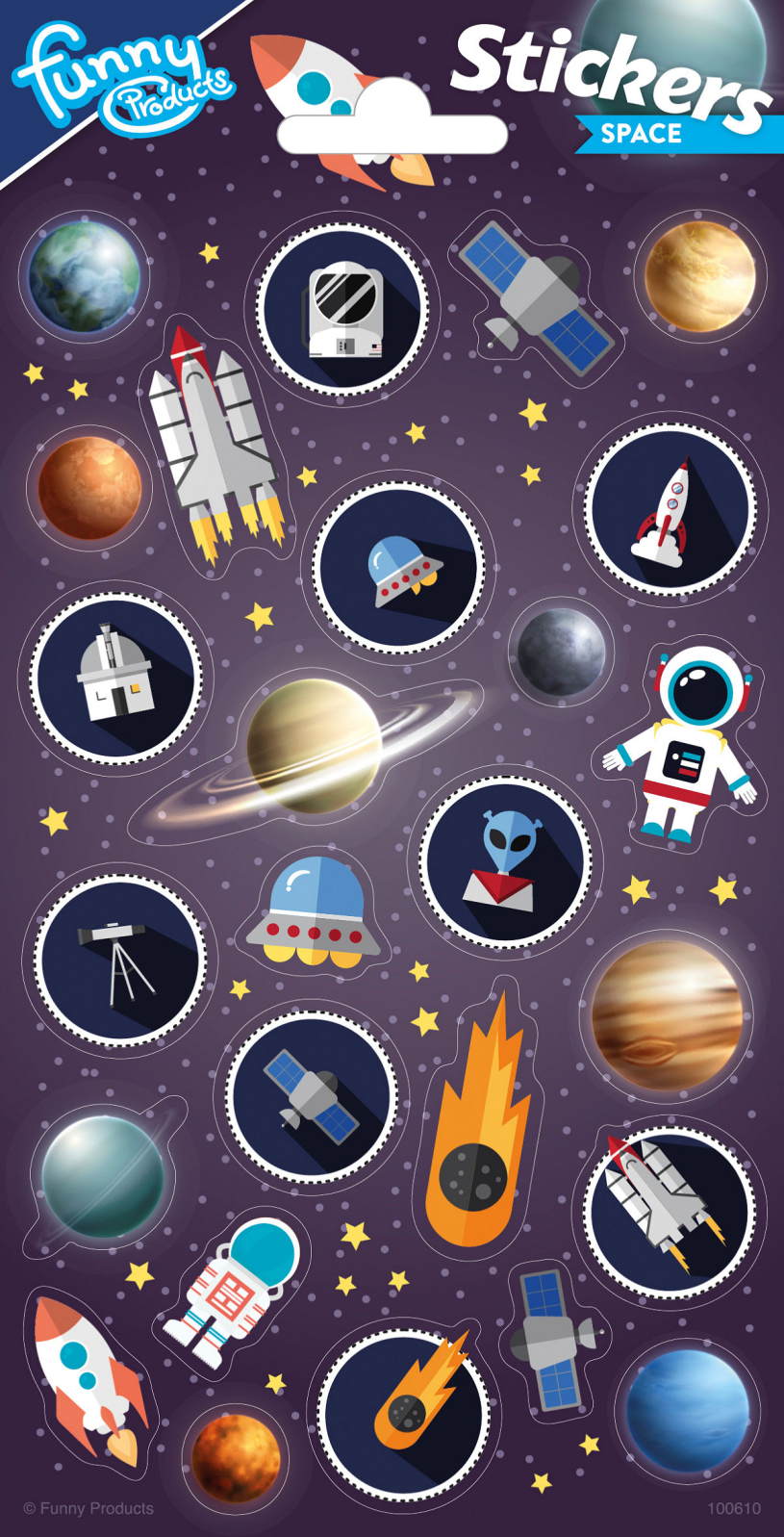Totum stickervel ruimte