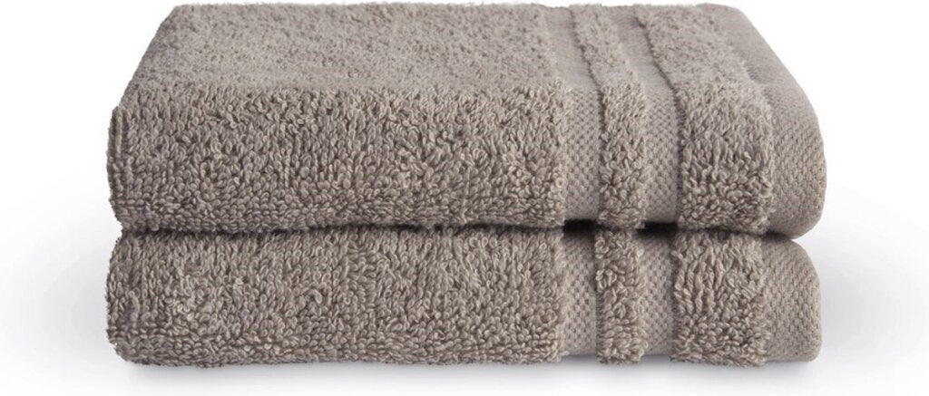 Overige Merken Byrklund Handdoekenset 2-delig 2x30x50 100% katoen Taupe