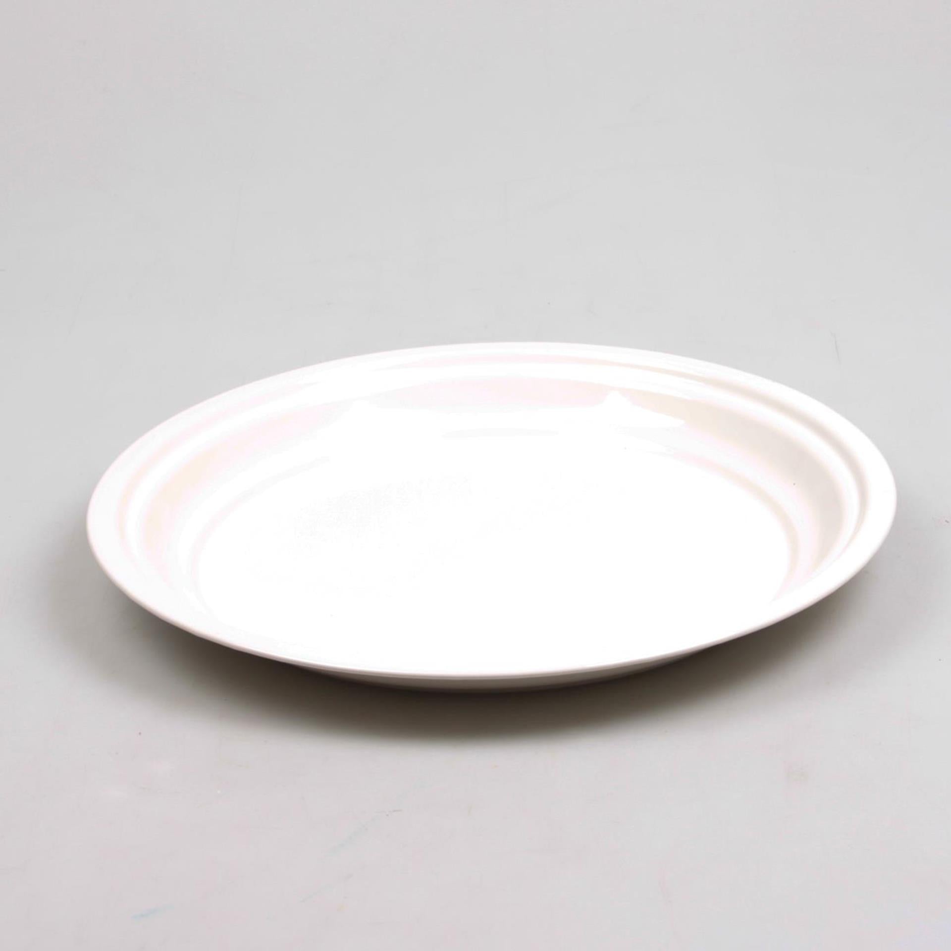 Zinc collection onderbord crème zink 30x2,5cm
