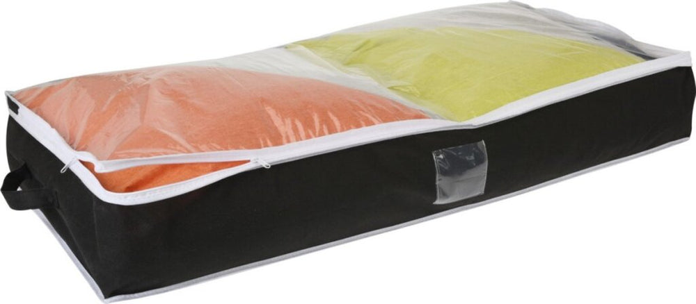 Basis opberghoes 100x45x15 cm zwart transparant