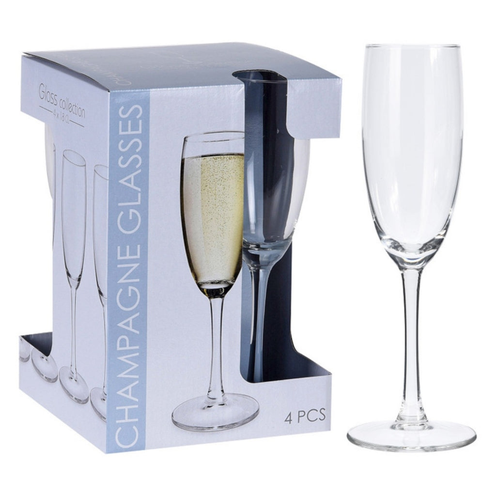 Diversen champagneglazenset 4 stuks