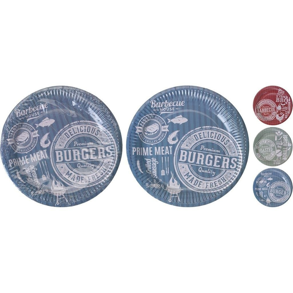 Basis Kartonnen Wegwerpbordjes 23 cm 10 Stuks