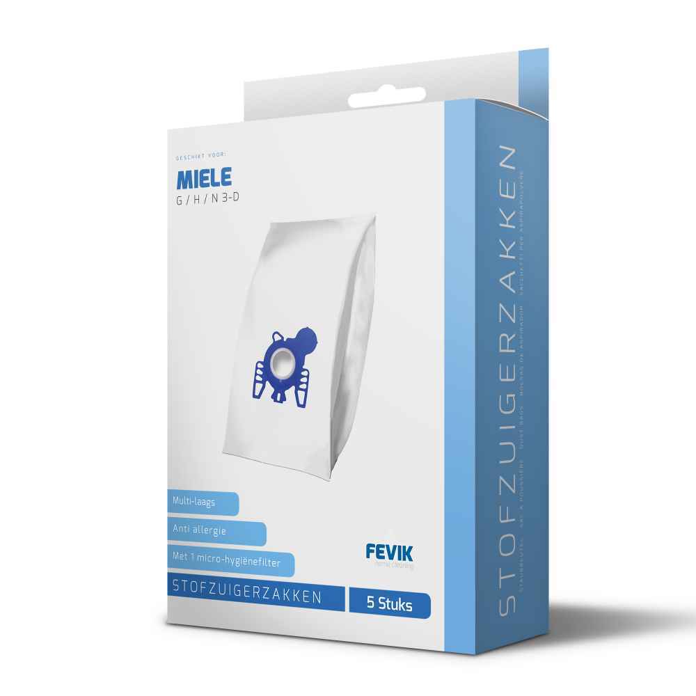 Fevik stofzuigerzakken miele gn 3d 5 stuks