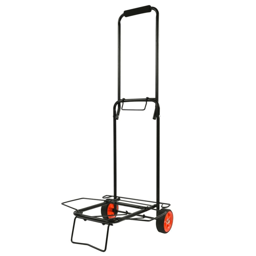 Proplus inklapbare bagagewagen 30 kg staal zwart