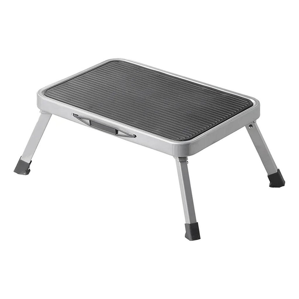 Proplus opstapje inklapbaar 38x26x17.5 cm voor caravan camper grijs zwart
