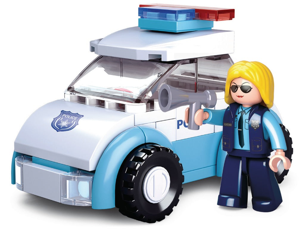 Sluban girls dream serie m38-b0600b politievrouw met politiewagen 69-delig